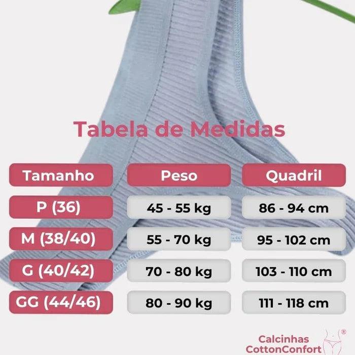 [COMPRE 5 LEVE 10] Calcinha CottonConfort Buzz - FRETE GRÁTIS - Buzz Loja