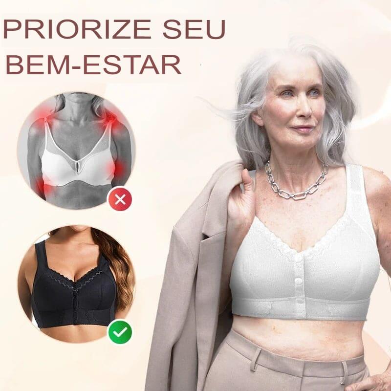 (COMPRE 1 LEVE 2) - Sutiã Respirável com Fecho Frontal - PROMO BUZZ🎀 - Buzz Loja