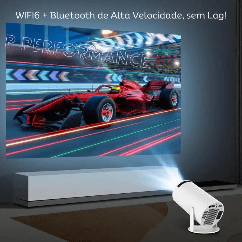 Projetor Smart Home Cinema 4K Buzz | Android com WIFI - Envio Imediato - Buzz Loja