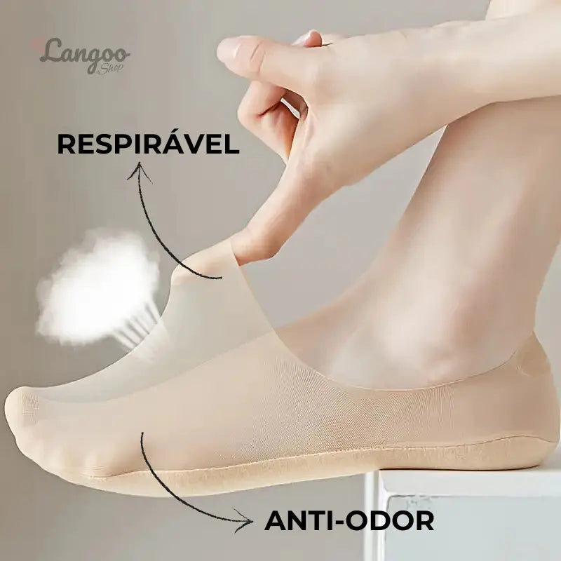 Meias Invisíveis Ortopédicas ConfortLife® -  [COMPRE 3 LEVE 5] - PROMO BUZZ