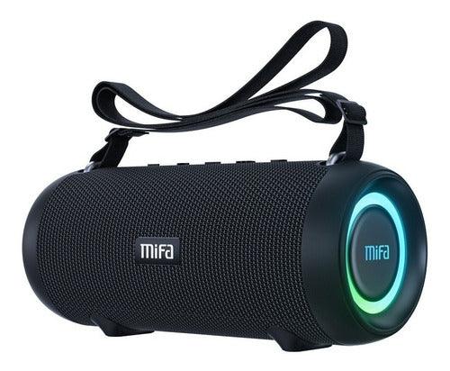 Alto-falante Mifa A90 portátil com bluetooth waterproof preto - Buzz Loja