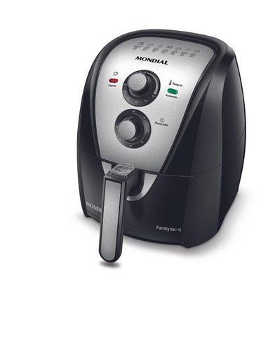 Air fryer Mondial Family Inox AFN-40 de 4L cor black/inox - Buzz Loja