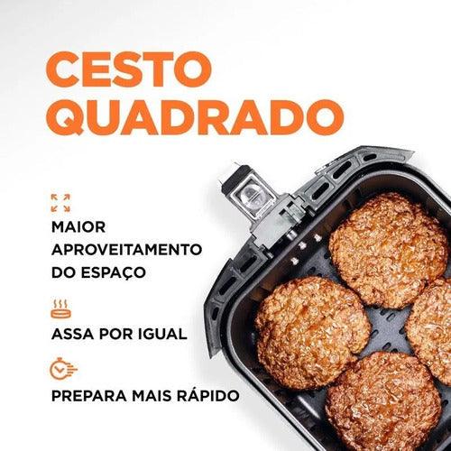 Air fryer Mondial Family Inox AFN-40 de 4L cor black/inox - Buzz Loja