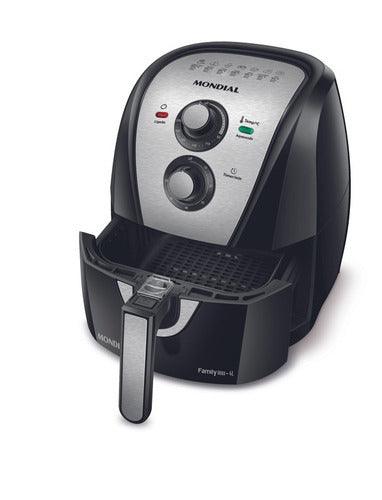 Air fryer Mondial Family Inox AFN-40 de 4L cor black/inox - Buzz Loja