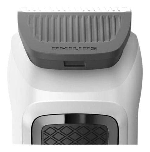 Barbeador e cortador de cabelo Philips Series 3000 MG3721 branco 100V/240V - Buzz Loja