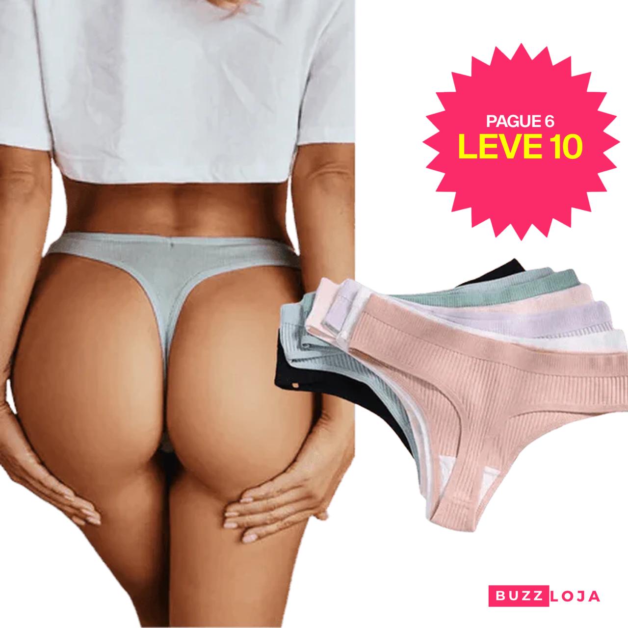 [COMPRE 6 LEVE 10] Calcinha CottonConfort Buzz - FRETE GRÁTIS