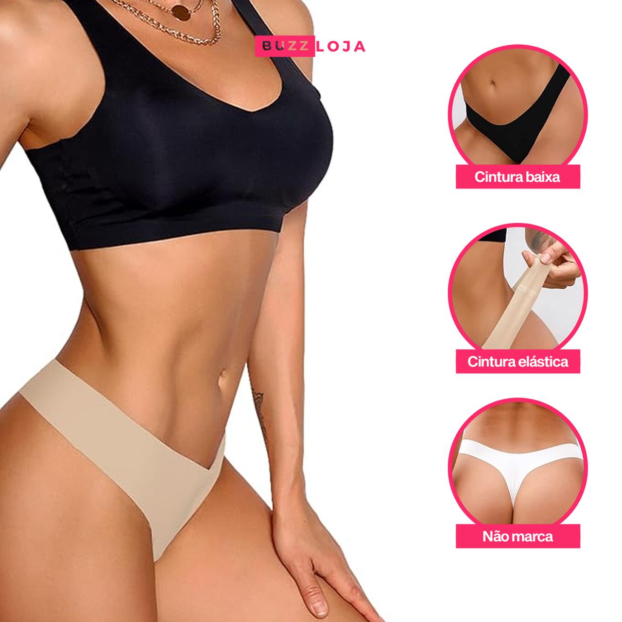 [COMPRE 6 LEVE 10] Calcinha CottonConfort Buzz - FRETE GRÁTIS