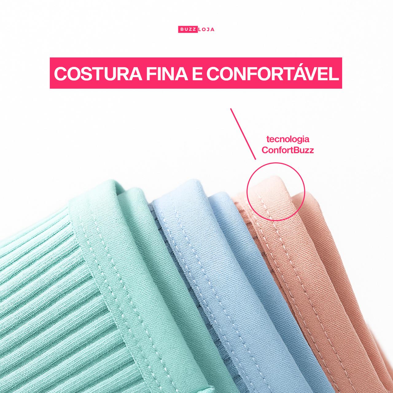 [COMPRE 6 LEVE 10] Calcinha CottonConfort Buzz - FRETE GRÁTIS