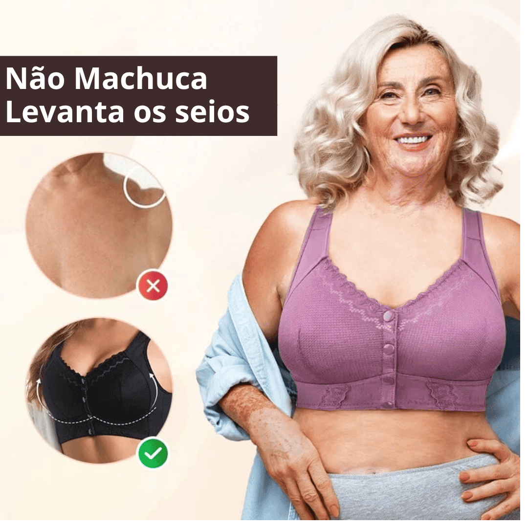 (COMPRE 1 LEVE 2) - Sutiã Respirável com Fecho Frontal - PROMO BUZZ🎀 - Buzz Loja