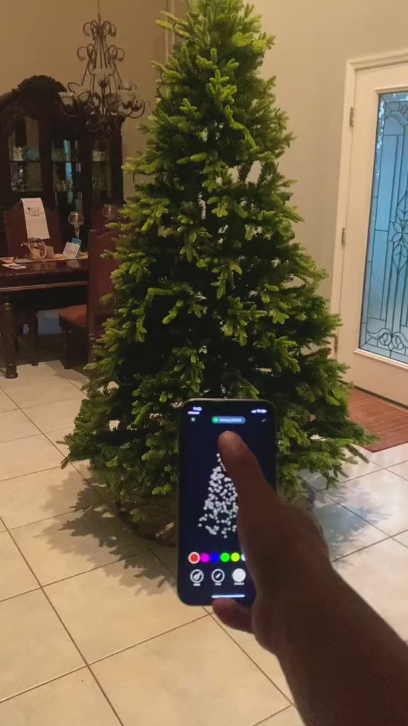 Luzes de Natal Decoraçāo Led Festas Interior, ao Ar Livre, Casamento, Ano Novo Inteligente Bluetooth App USB Cor RGB