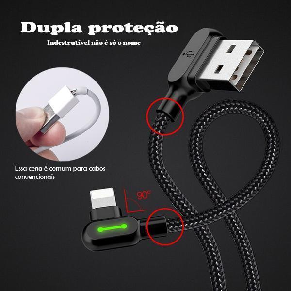 Carregador para iPhone - USB C - Micro-USB | Cabo Titã™ - Buzz Loja