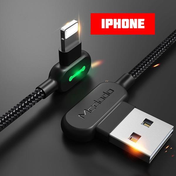 Carregador para iPhone - USB C - Micro-USB | Cabo Titã™ - Buzz Loja