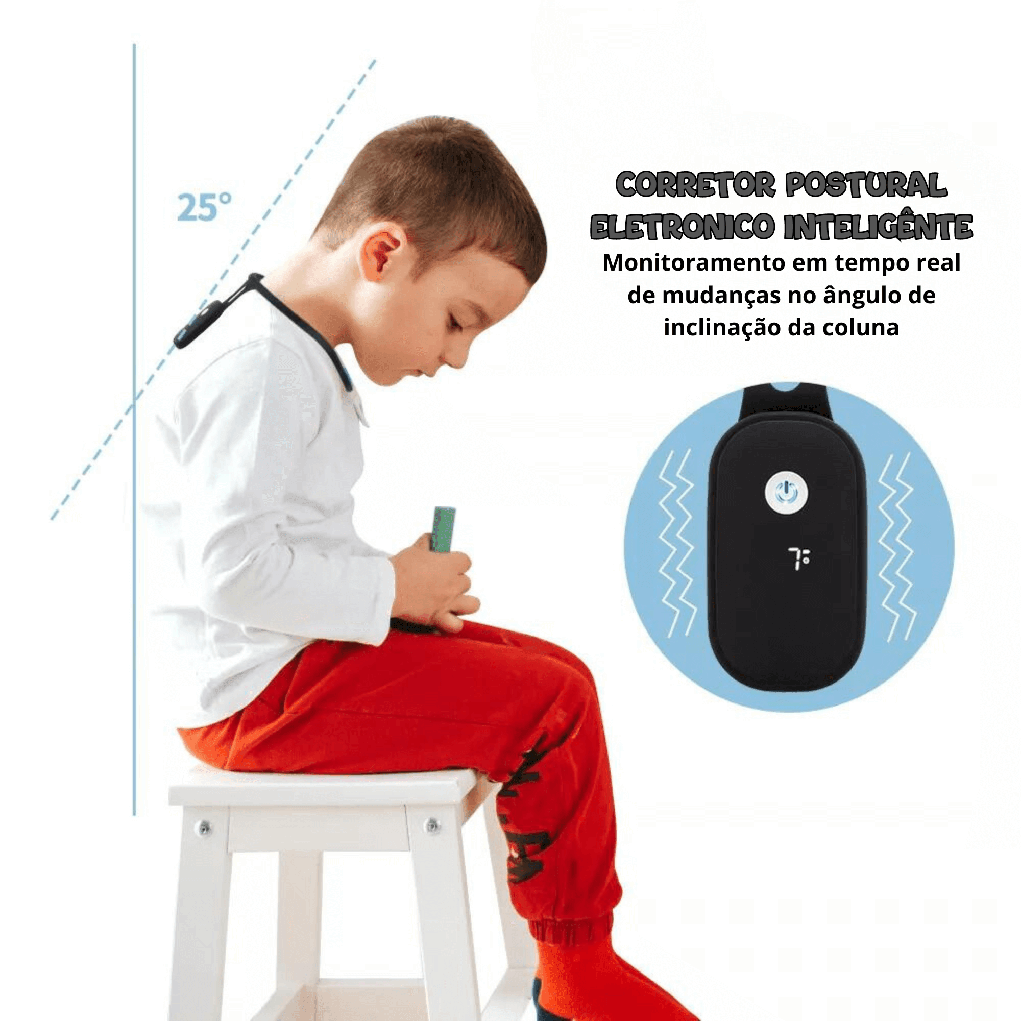 Corretor Postural Inteligente - Connect Broker™ - Buzz Loja