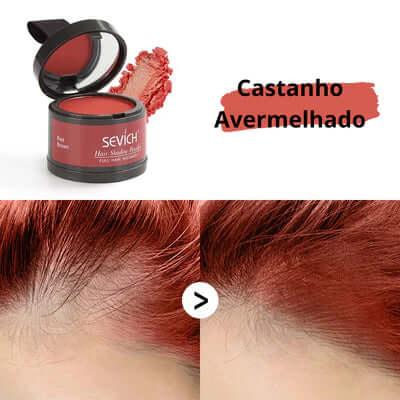 Pó Maquiagem p/ Cabelo à Prova D'água, diga Adeus às Falhas Unissex - SEVÍCH ✅ - Buzz Loja