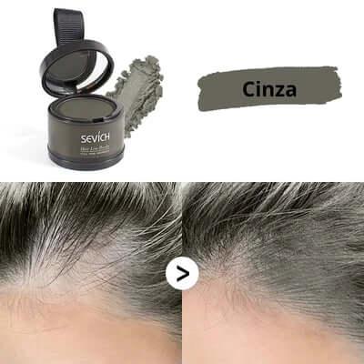 Pó Maquiagem p/ Cabelo à Prova D'água, diga Adeus às Falhas Unissex - SEVÍCH ✅ - Buzz Loja