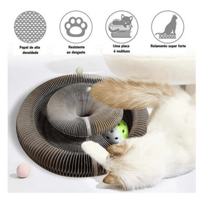 Brinquedo Interativo Para Gatos I Cat Joy + 1 Bola de Brinde - Buzz Loja