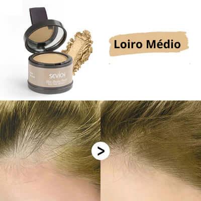Pó Maquiagem p/ Cabelo à Prova D'água, diga Adeus às Falhas Unissex - SEVÍCH ✅ - Buzz Loja