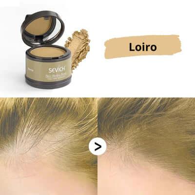 Pó Maquiagem p/ Cabelo à Prova D'água, diga Adeus às Falhas Unissex - SEVÍCH ✅ - Buzz Loja