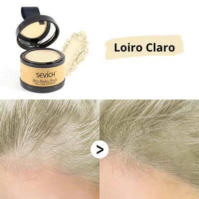 Pó Maquiagem p/ Cabelo à Prova D'água, diga Adeus às Falhas Unissex - SEVÍCH ✅ - Buzz Loja