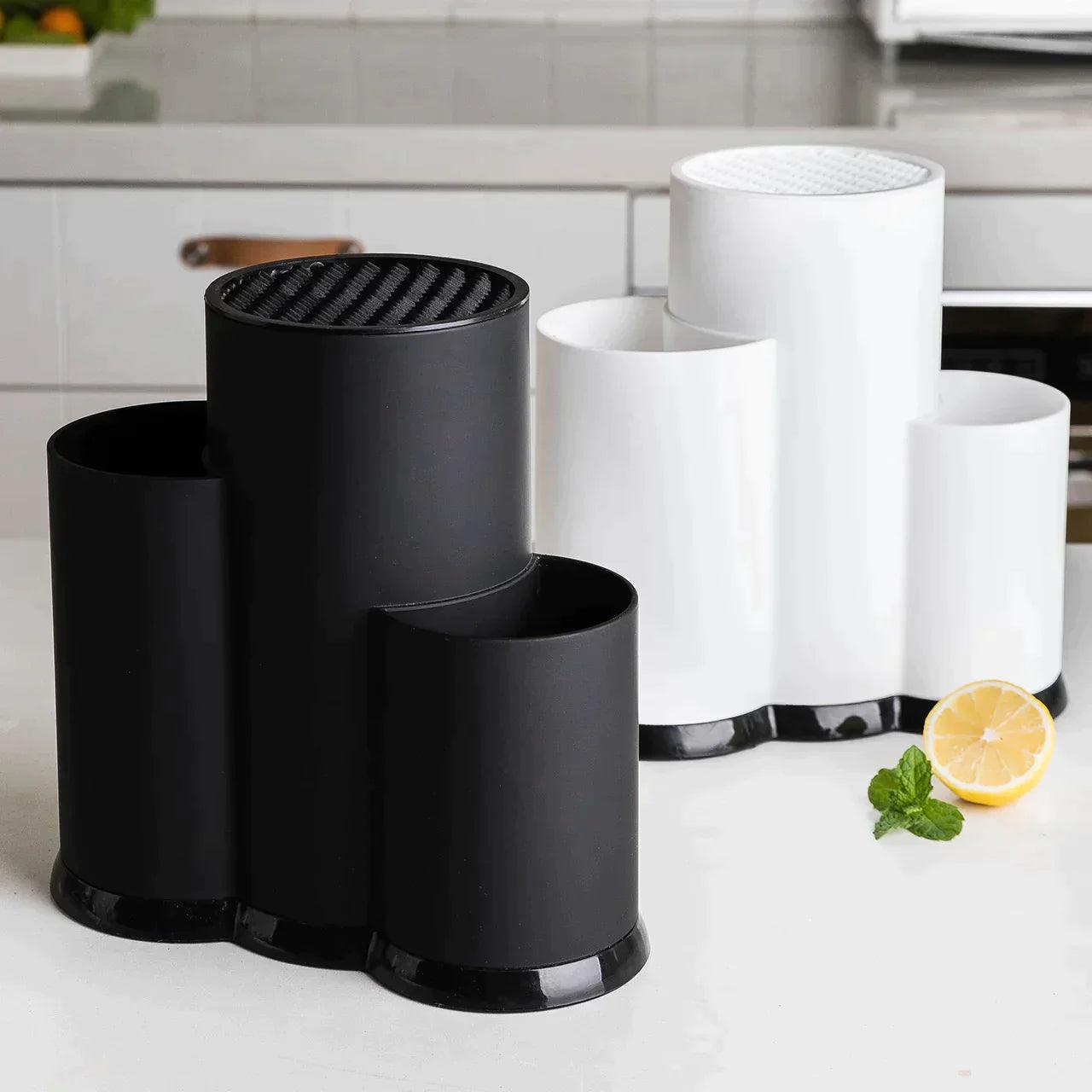 Porta Utensílios e Facas de Cozinha Multifuncional - Buzz Loja