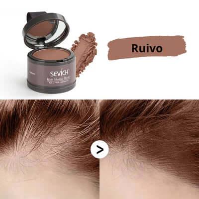 Pó Maquiagem p/ Cabelo à Prova D'água, diga Adeus às Falhas Unissex - SEVÍCH ✅ - Buzz Loja
