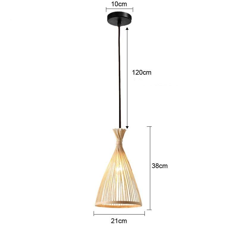 Luminária de Bambu Artesanal Para Casa - Buzz Loja