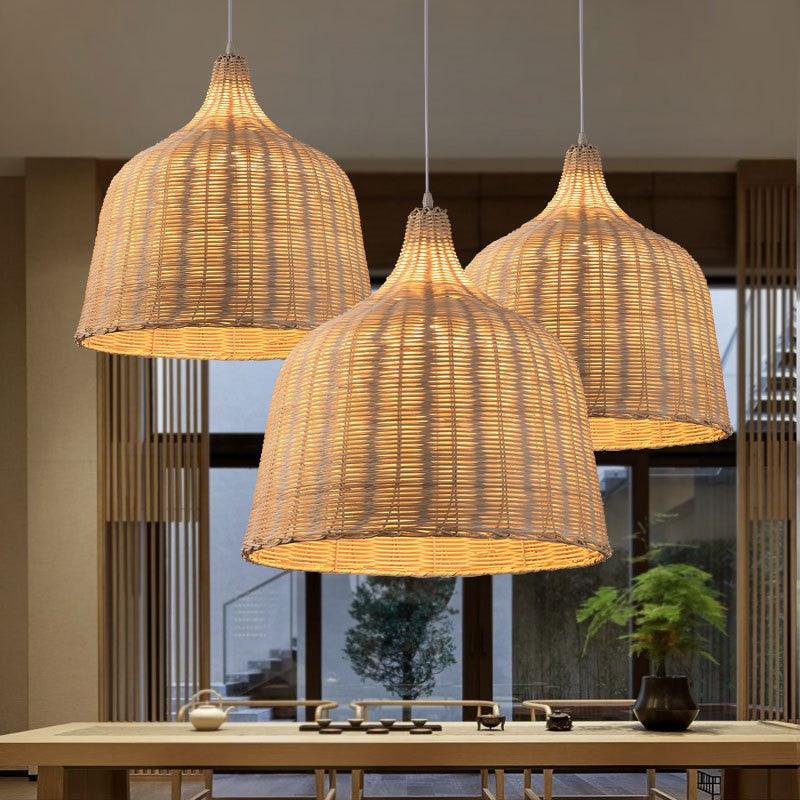 Luminária de Bambu Artesanal Para Casa - Buzz Loja
