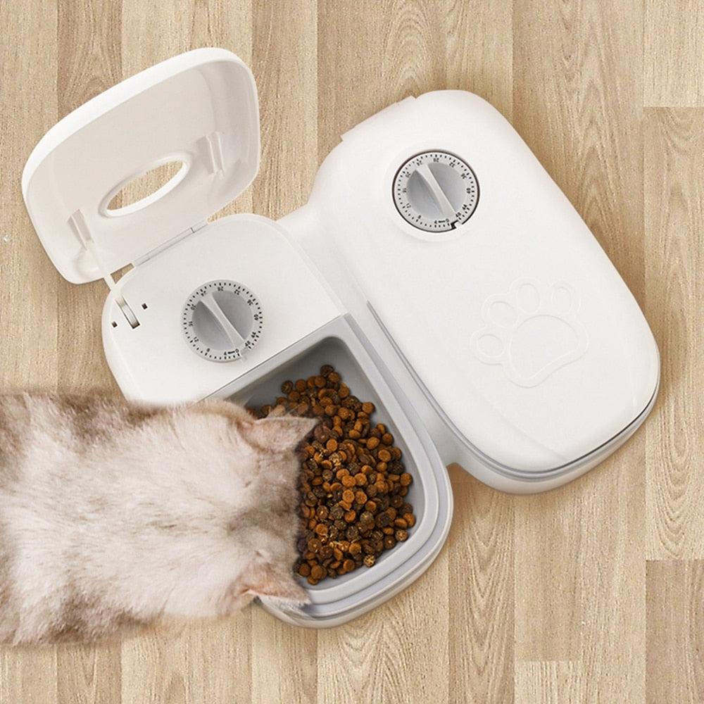 Dispenser de Comida Automático Inteligente | Para Cães e Gatos - Buzz Loja