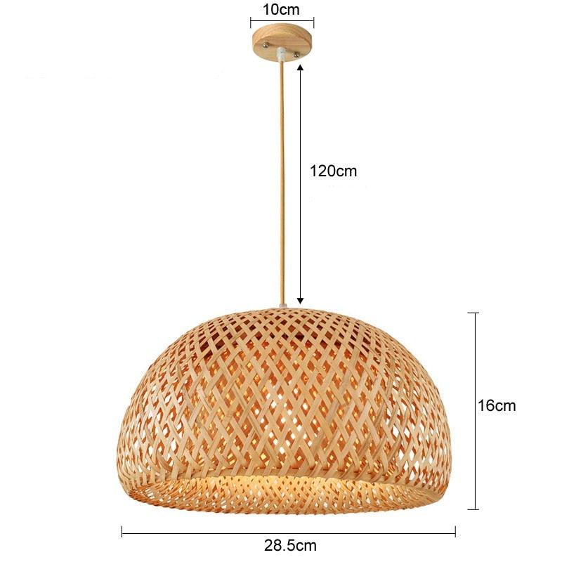 Luminária de Bambu Artesanal Para Casa - Buzz Loja