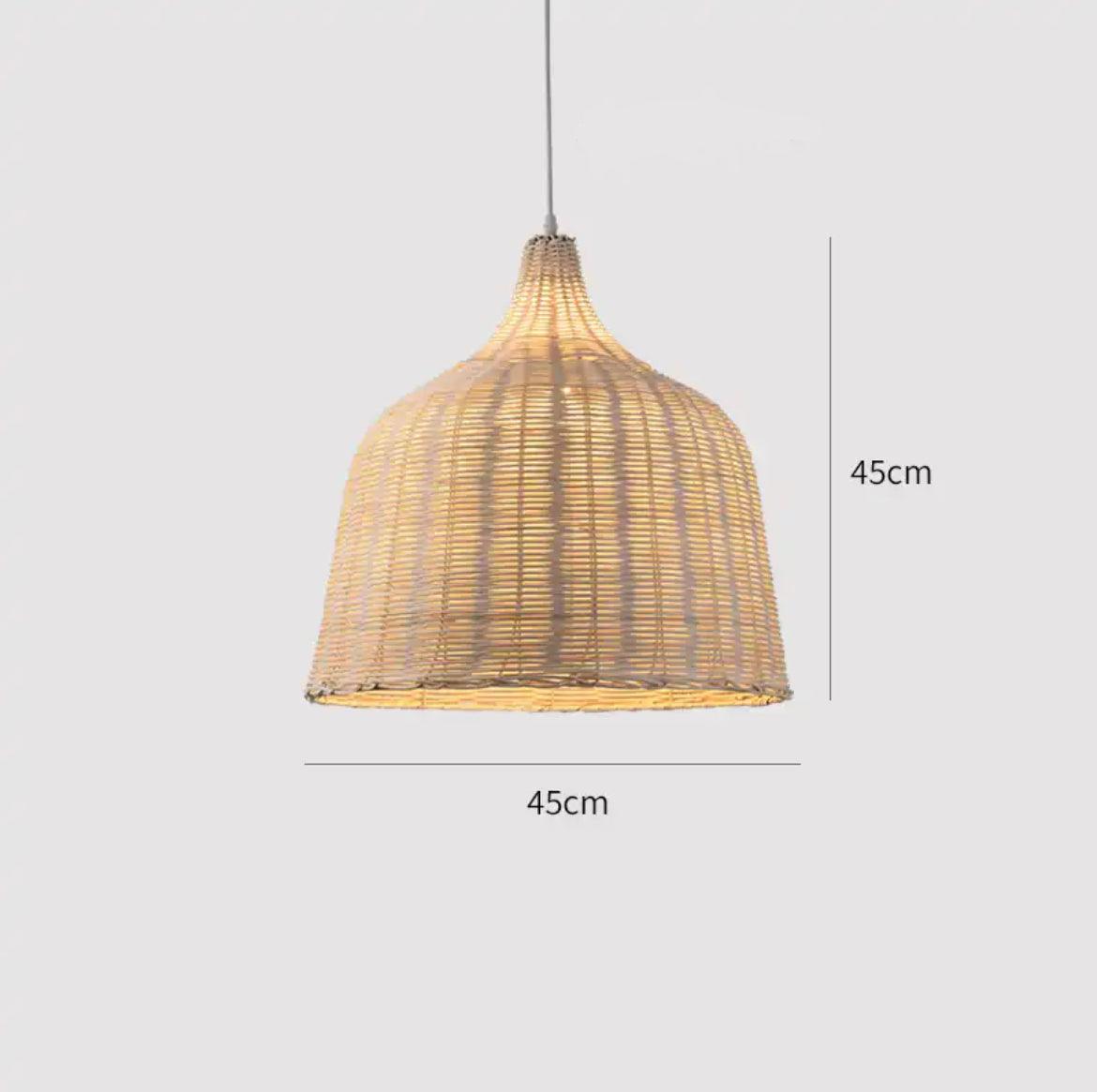 Luminária de Bambu Artesanal Para Casa - Buzz Loja