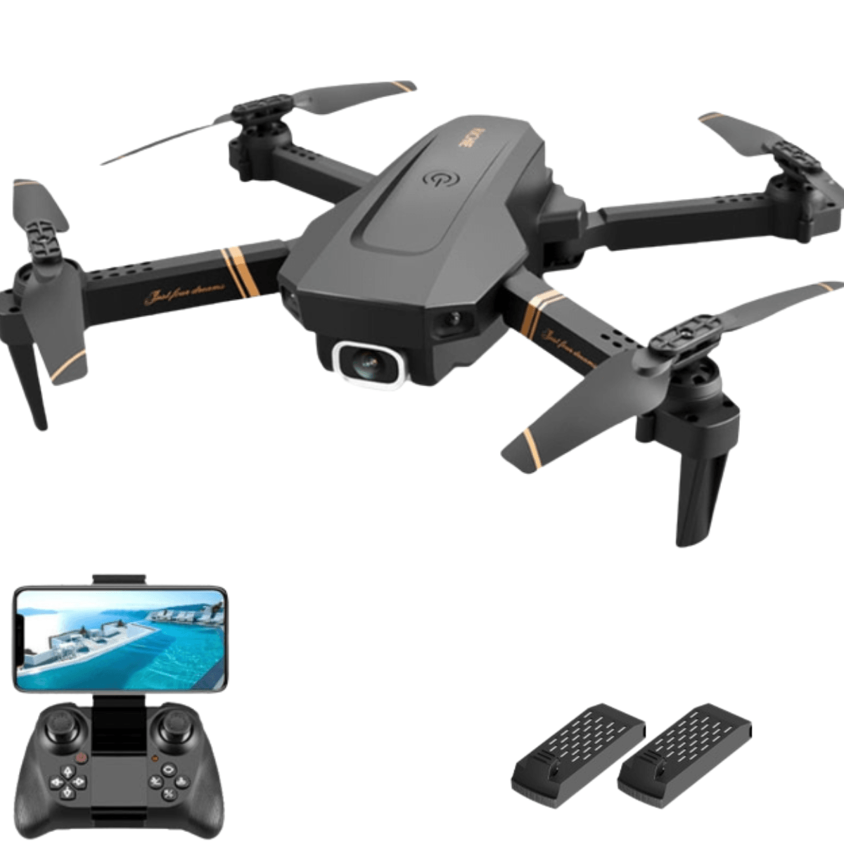 Drone Profissional Quadcopter Com Wifi e Controle Remoto - Buzz Loja