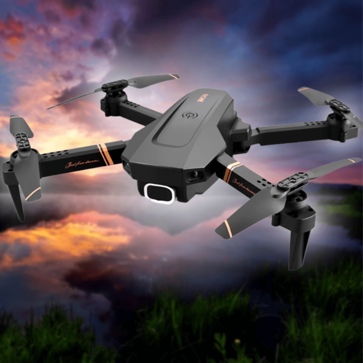 Drone Profissional Quadcopter Com Wifi e Controle Remoto - Buzz Loja