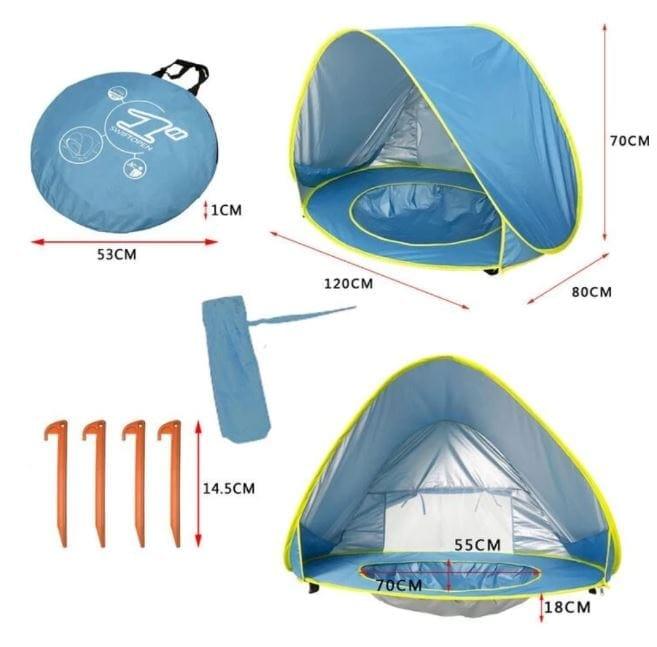 Barraca Bebê com Proteção UV - Tenda Kids - Buzz Loja