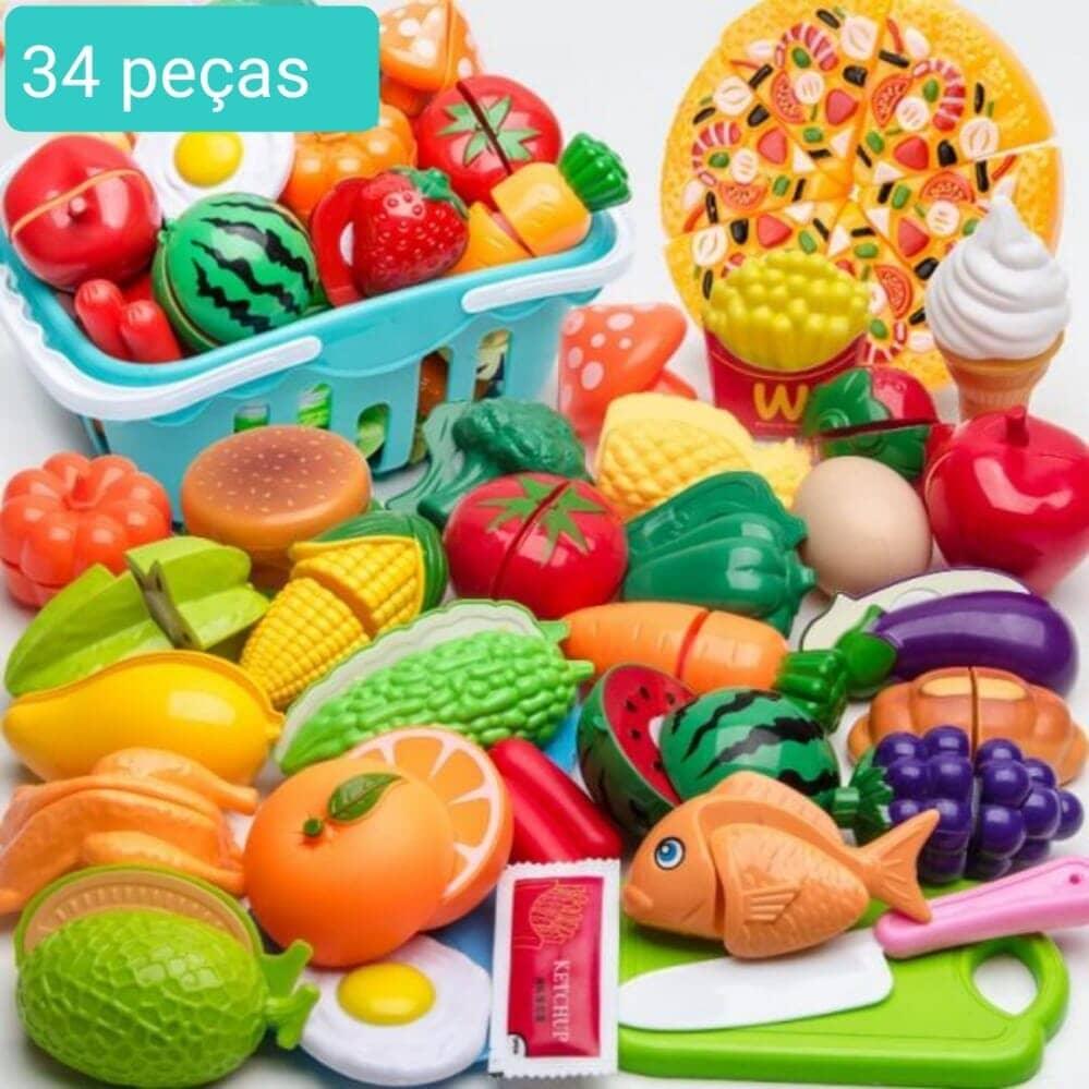 Conjunto de Comidas - Brinquedo de comidinhas divertidas para sua criança - Buzz Loja